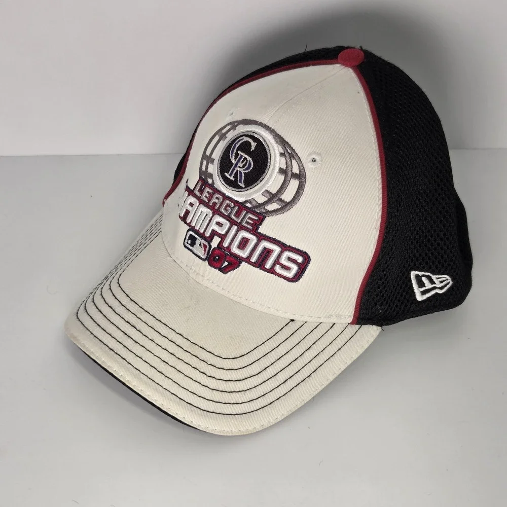 Colorado Rockies Hat MLB Baseball Cap Mens One‎ Size 2007 League Champions